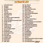 list of 54 low carb snacks