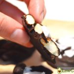 Keto Dark Chocolate Almond Clusters piece