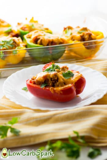 Low Carb Keto Stuffed Peppers – Healthy & Easy to make