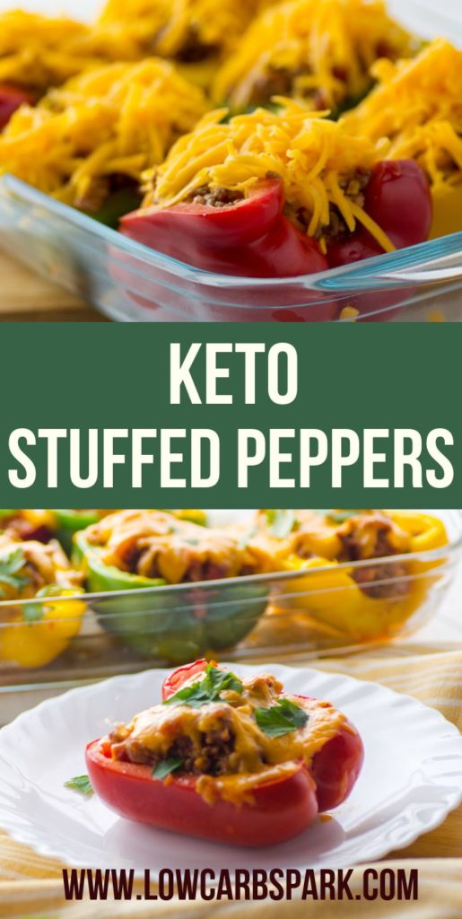 These keto stuffed peppers are extremely flavorful, easy to make and taste just like lasagna. This is a healthy recipe loved by all the family members. The best way to eat your veggies, protein, and healthy fats. This recipe is low carb so we don't need any rice to make the filling.