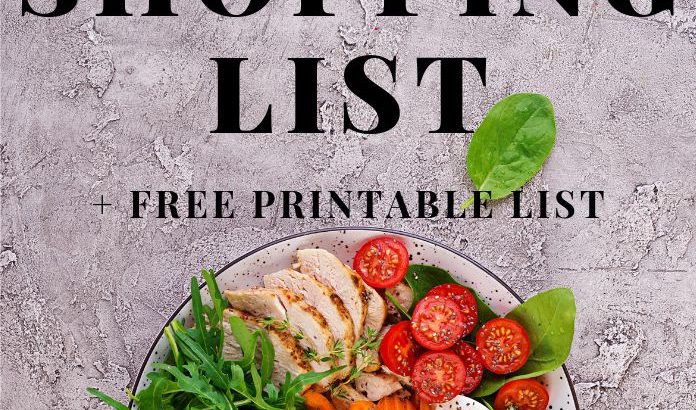 Keto Diet Shopping List for Beginners & Printable Keto Approved Food List