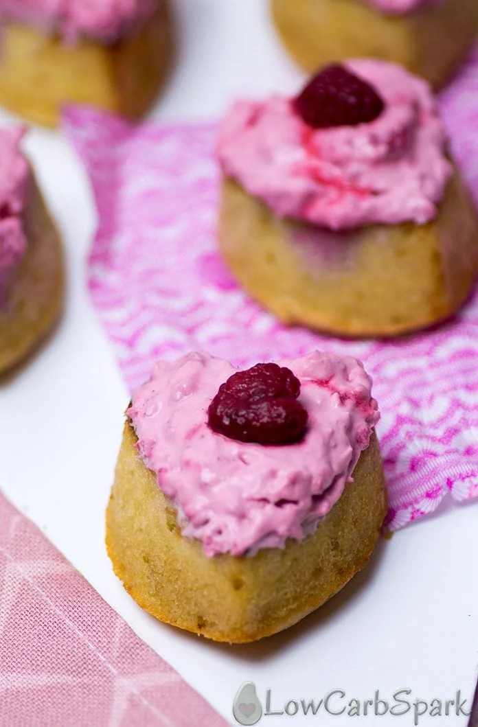 Raspberry Vanilla Keto Muffins 2 keto raspberry sugar free vanilla muffins
