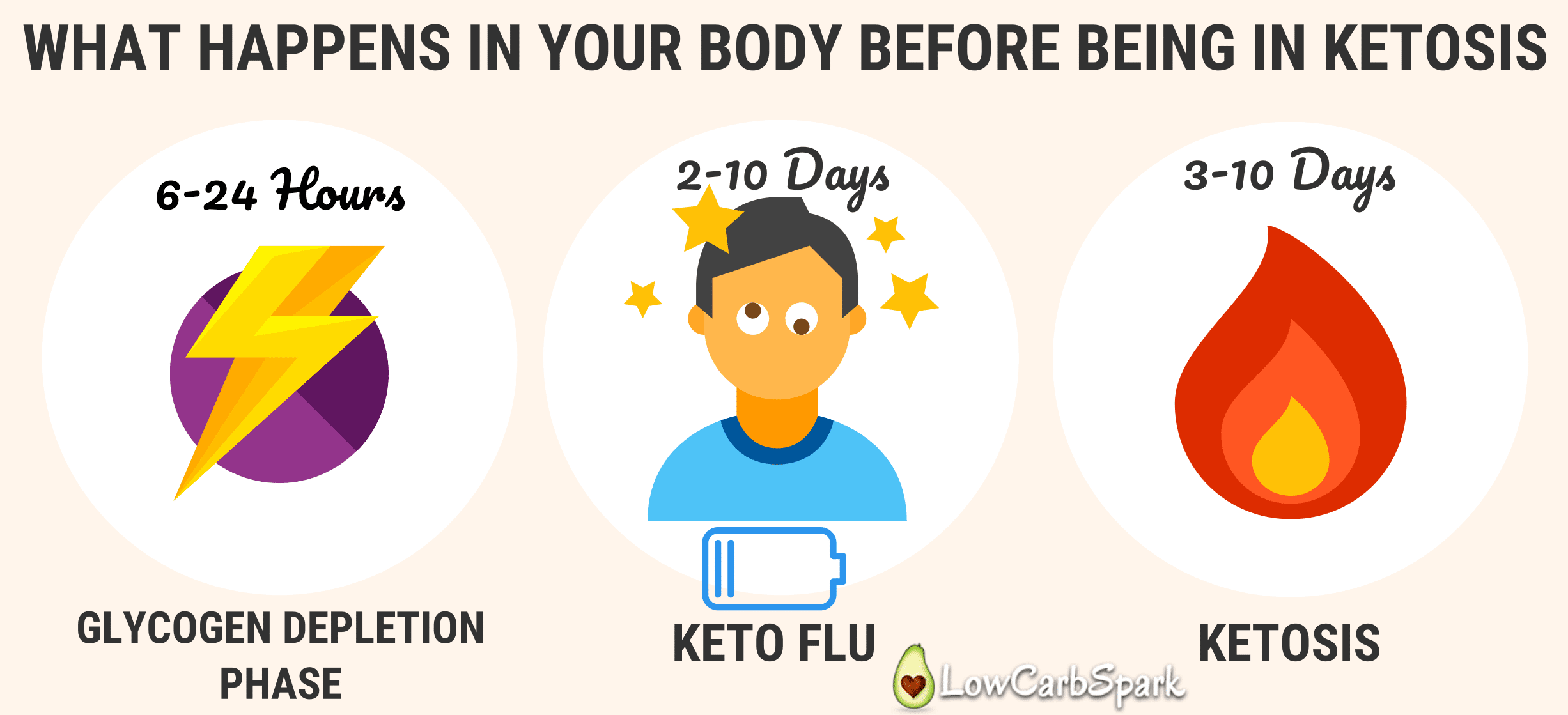 what happens in your body before being in ketosis