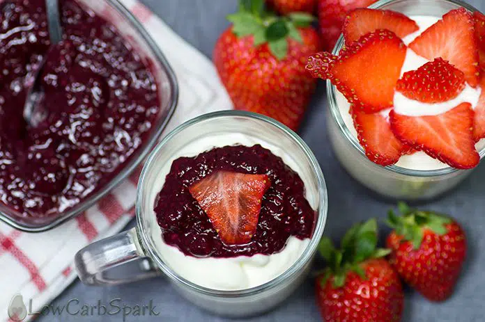 This easy low carb no bake cheesecake for one is so easy to make and perfect if you are a cheesecake lover.