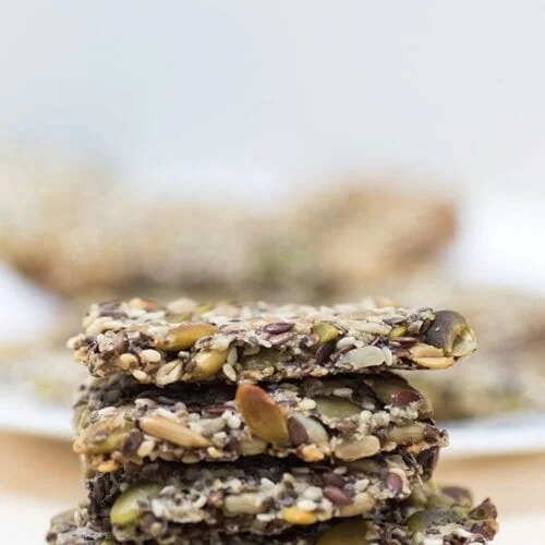 Easy Seed Crackers Recipe 6 easy keto crackers with seeds
