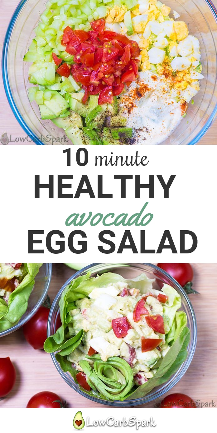 Creamy & Easy Healthy Keto Egg Salad - Low Carb Recipe
