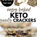 keto baked seeds crackers