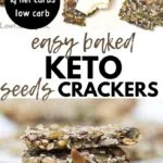 keto baked seeds crackers