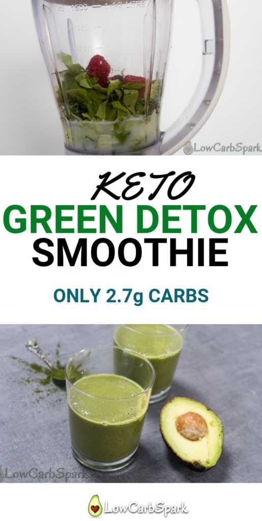 keto smoothie green and healthy