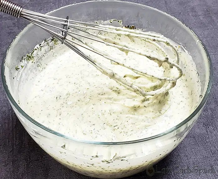 Easy Keto Ranch Dressing 4 keto ranch dressing