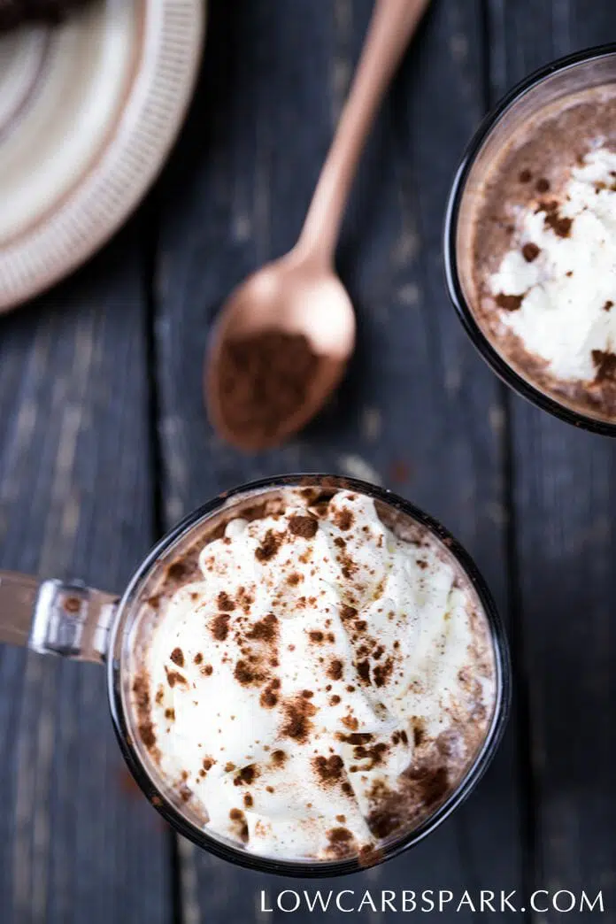 Creamy & Thick Keto Hot Chocolate - Sugar-Free Drink 3 keto hot chocolate drink