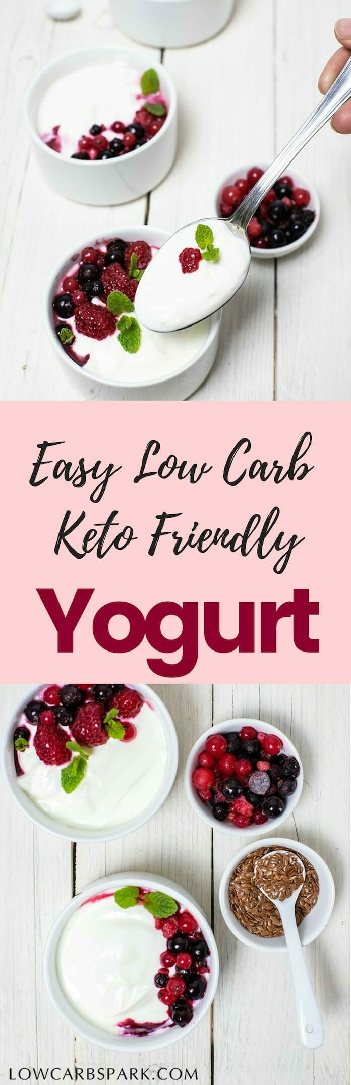 2 Ingredients Low Carb Yogurt - Keto Friendly
