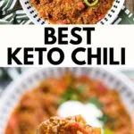 deliciois keto chili recipe pinterest