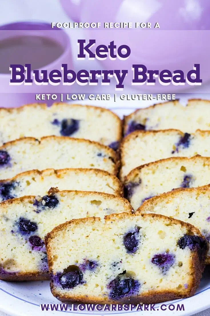 keto blueberry bread