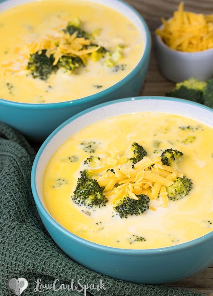 keto broccoli cheddar cheese soup