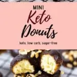 keto chocolate donuts