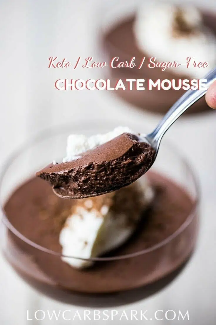 keto sugar free chocolate mousse recipe