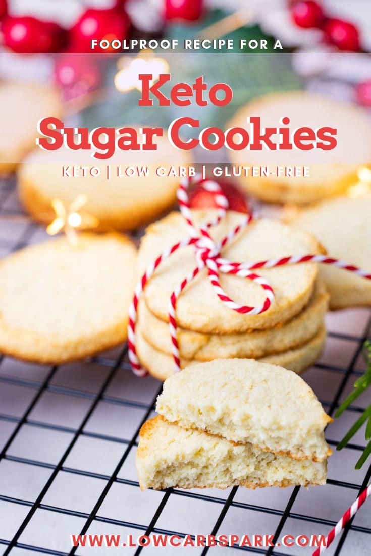Keto Sugar Cookies are excellent for anyone following a low carb or keto diet. These simple and delicious cookies are also vegan and gluten free. Learn how to make these yummy keto cookies here.