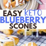 easy keto blueberry scones