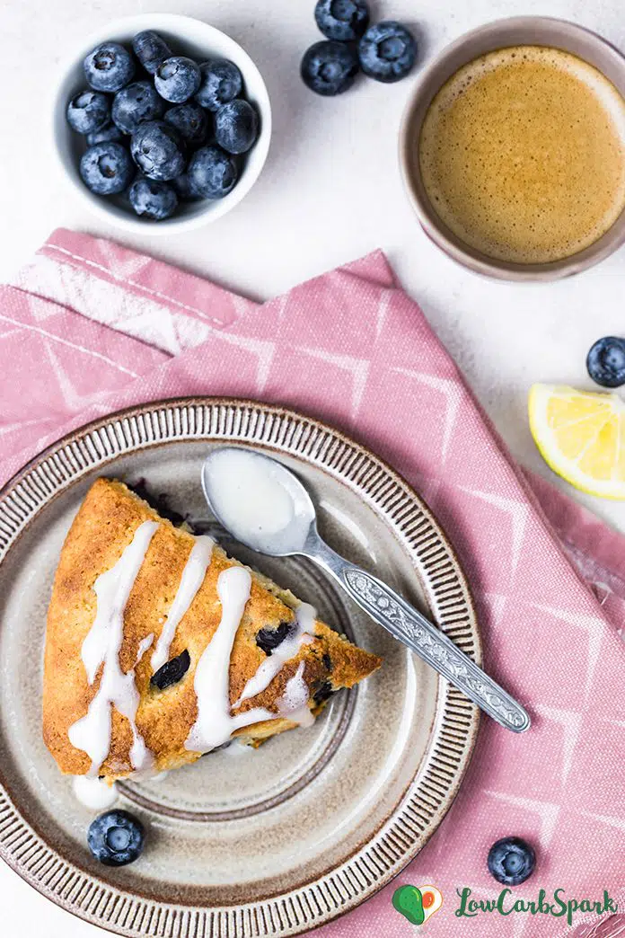 how to serve blueberry low carb scones
