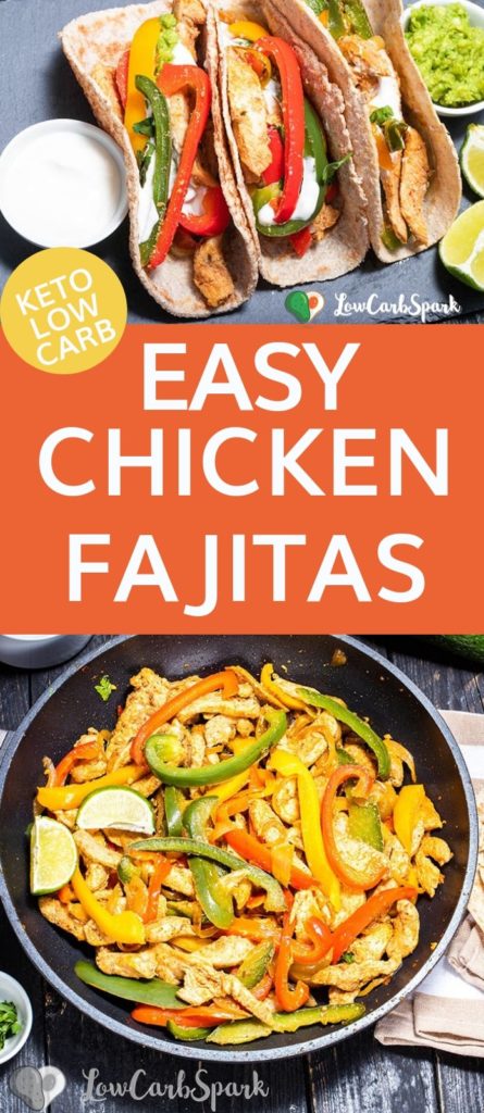 easy chicken fajitas keto recipes