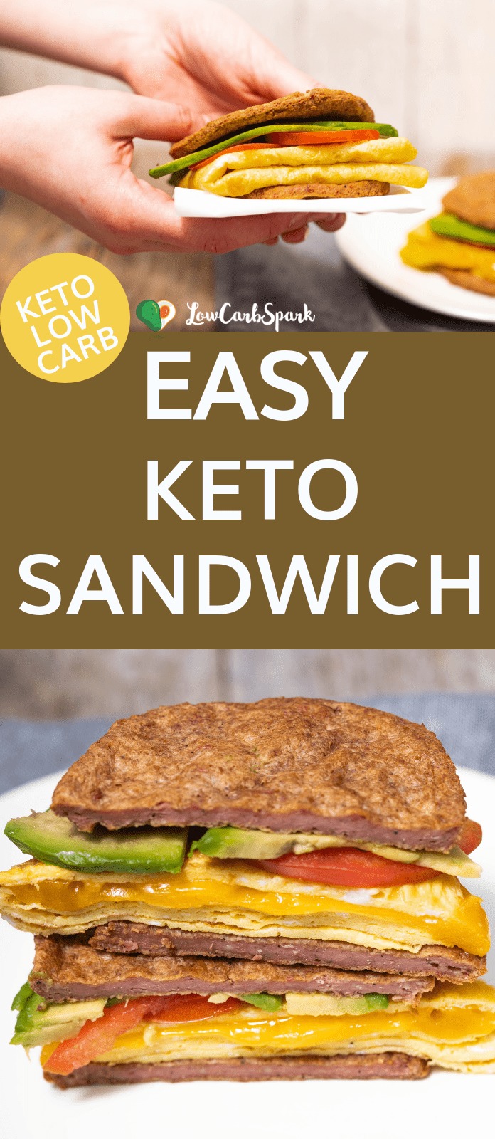 Easy Keto Breakfast Sandwich