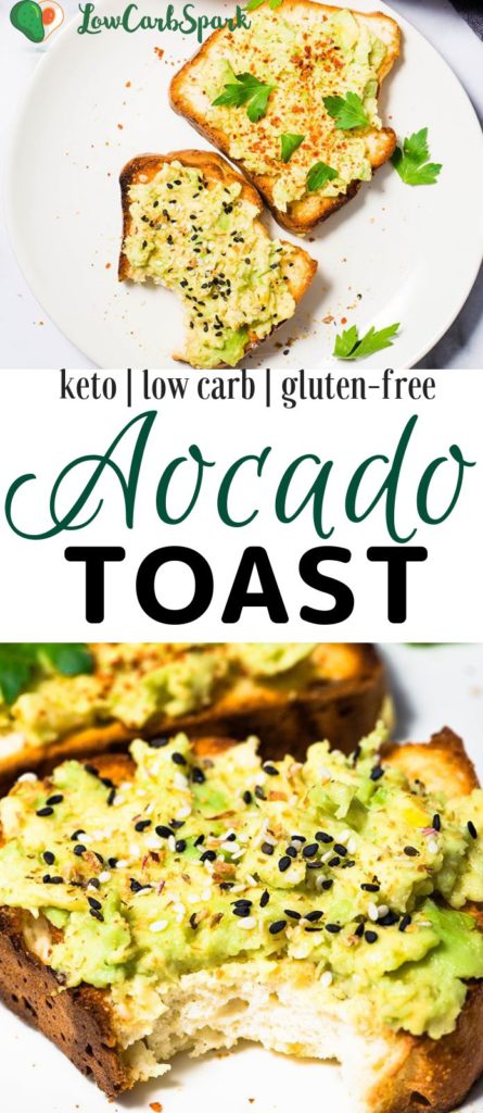 keto avocado toast recipe