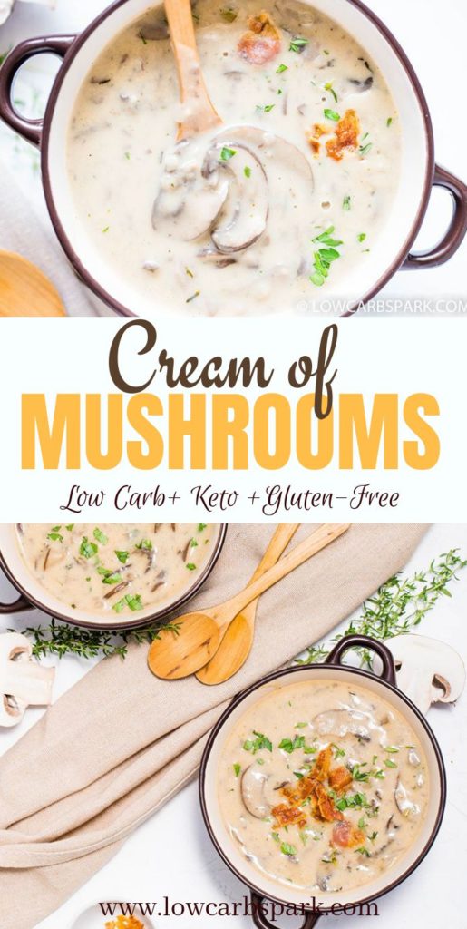 Low Carb Cream of Mushroom Soup Recipe Low Carb Spark