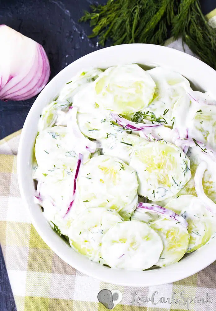 How To make Creamy Cucumber Salad?