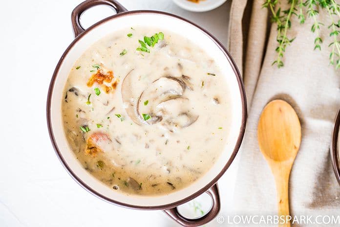 low carb cream of mushroom soup