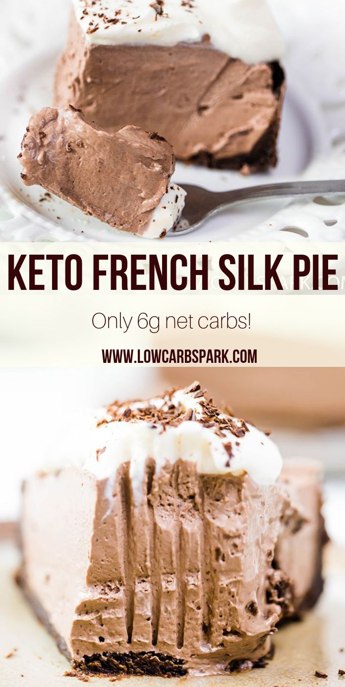 Keto French Silk Pie