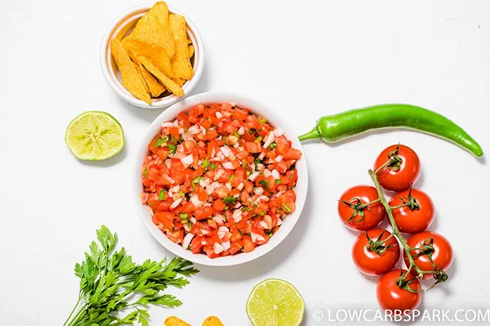 Easy Authentic Pico de Gallo 4 salsa dip pico de gallo