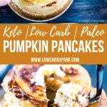 easy keto low carb pumpkin paleo pancakes thick and easy to make