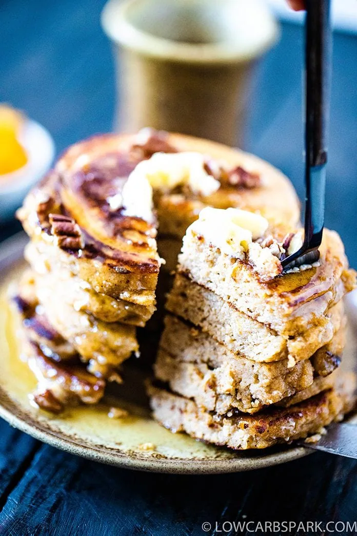 Keto Pumpkin Pancakes 2 easy keto paleo pumpkin pancakes