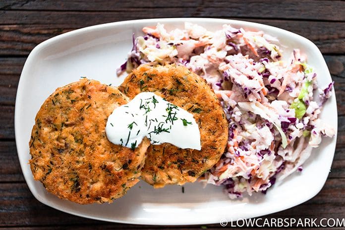 The Best Low Carb Keto Salmon Patties Recipe | by Low Carb Spark