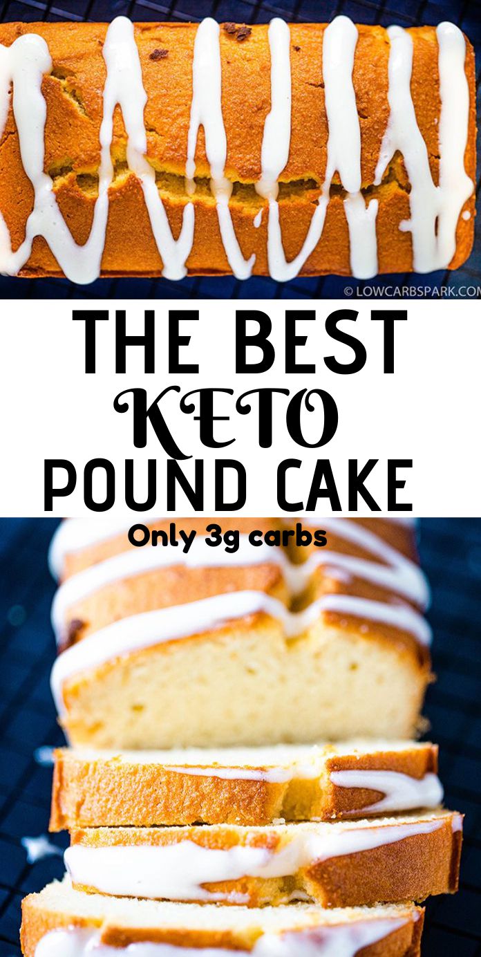 Easy Keto Vanilla Pound Cake - Low-Carb Recipe