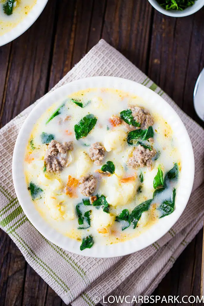 One-Pot Zuppa Toscana 5 keto soup recipes zuppa toscana