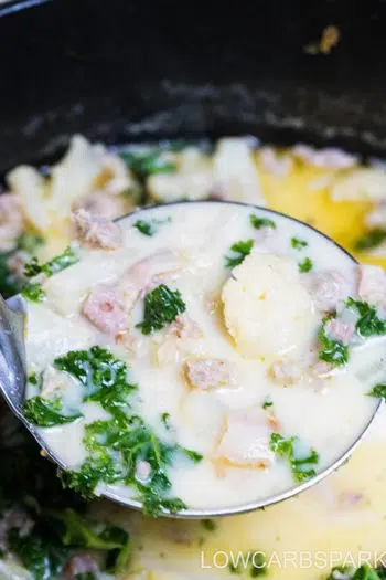 One-Pot Low Carb and Keto Zuppa Toscana