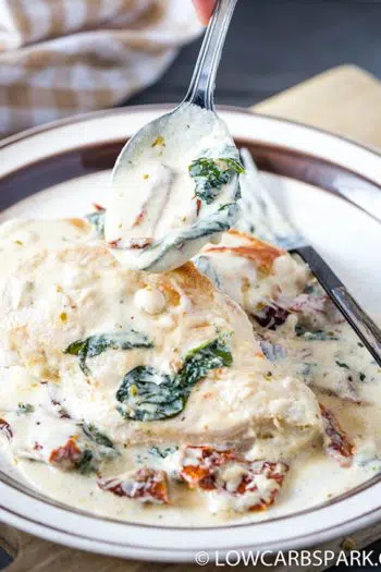 One-Skillet Creamy Tuscan Chicken – Easy & Low Carb