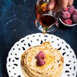 These cream cheese pancakes are gluten-free and perfect for a low-carb breakfast. Just mix a few ingredients to make this delicious egg-fast friendly recipe. It's so easy to whip up super healthy light and fluffy breakfast pancakes.