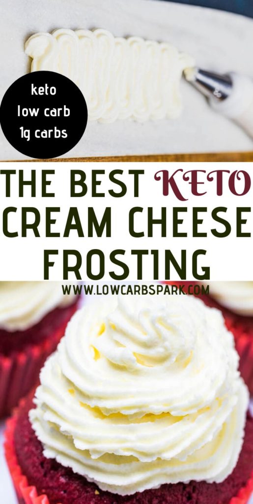 It’s incredibly easy to make this keto cream cheese frosting that's perfect for cakes and cupcakes. Try this delicious, low carb keto cream cheese frosting that has just 4 ingredients.
