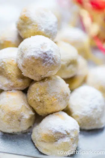 Keto Snowball Cookies – 1g Net Carb
