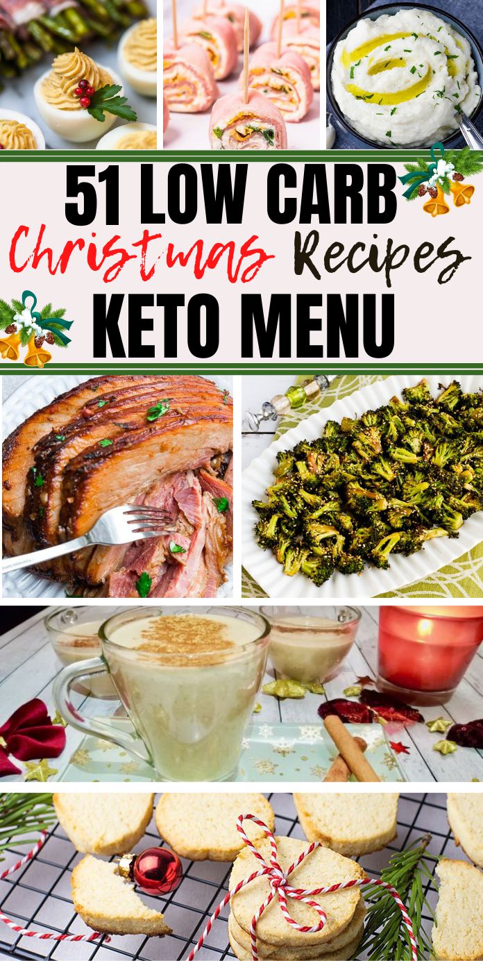 50+ Festive Low Carb Recipes  - Keto Christmas Recipes