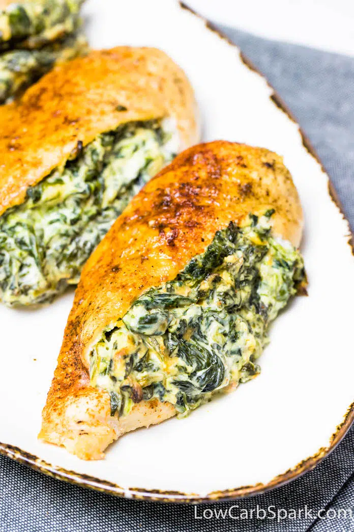 Cream Cheese Spinach Stuffed Chicken Breast 8 delicious and creamy chicken breast with spinach and garlic cream cheese