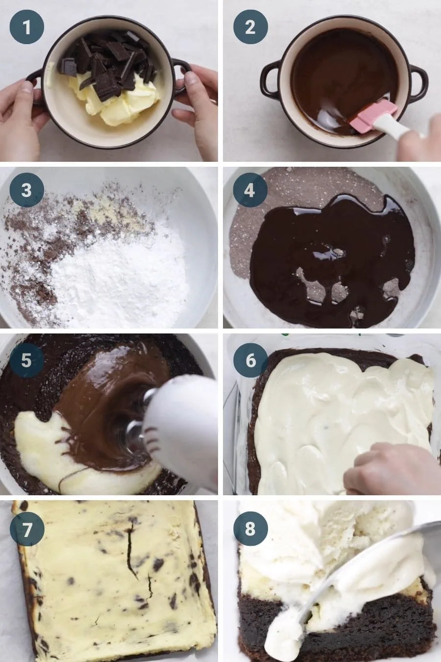 Keto Cheesecake Brownies 5 how to make keto cheesecake brownies