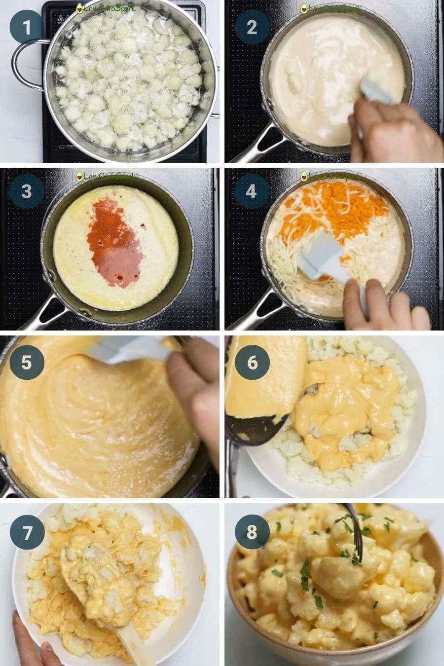 The Best Cauliflower Mac and Cheese 3 how to make keto low carb cauliflower mac and cheese