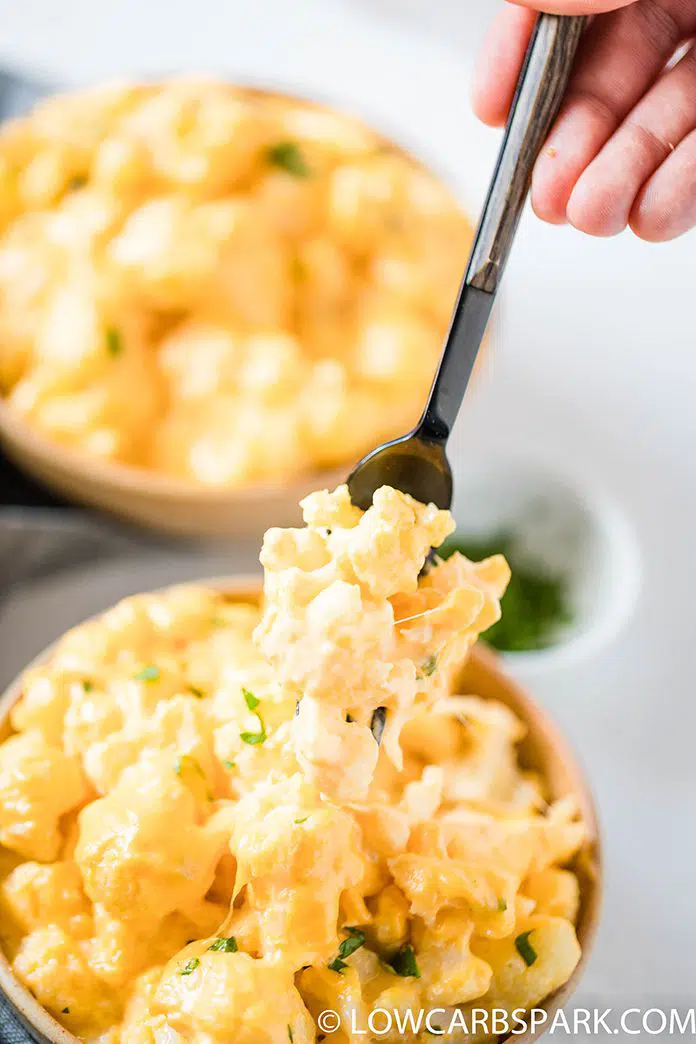 how to make low carb mac and cheese with cauliflower