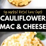 This is the BEST Cauliflower Mac and Cheese and is a family favorite, children approved. It uses cauliflower in place of pasta, a super creamy sauce made if a combination of cheeses, and a mix of spices to enhance the taste. It's definitely the ultimate rich and creamy cauliflower recipe that's super comforting, easy to make, and perfect for dinner or as a festive side dish.