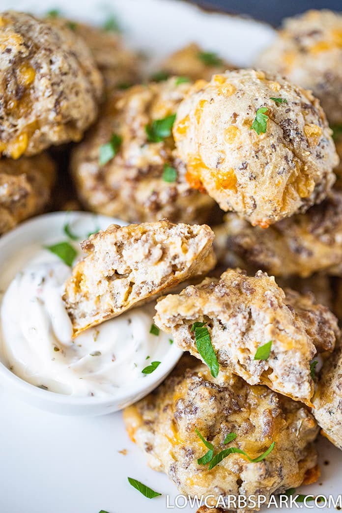 It takes 15 minutes to make delicious crunchy on the outside and soft on the inside sausage egg and cheese balls that are super low carb and keto-friendly. 