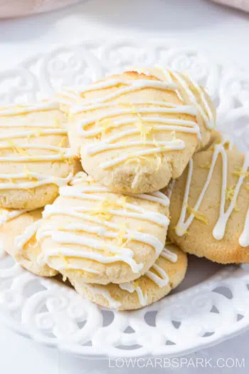 Easy Sugar-Free Keto Lemon Cookies